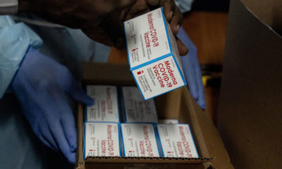 UNICEF/Edler Fils Guillaume a finales de julio de 202, el mecanismo COVAX envió medio millón de dosis de vacunas contra el COVID-19 a Haití.