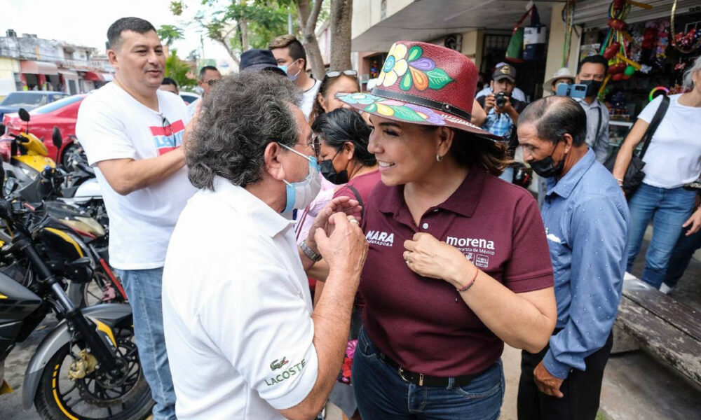 En el mercado Benito Juárez, de Cozumel, Mara Lezama recibe el respaldo  ciudadano - Voz de Mujer Penísular