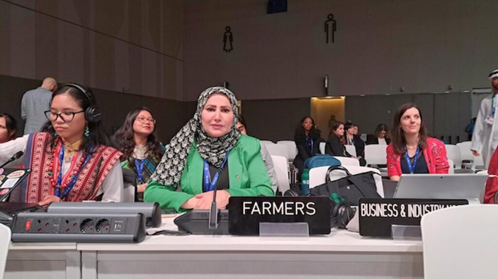 La emprendedora social Zeinab al Momany trabaja desde hace años para empoderar a las agricultoras en Jordania y otros países árabes. Imagen: SUFWJ